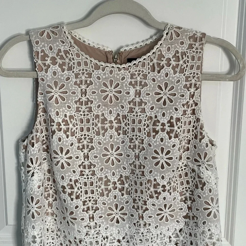 New! Tommy Hilfiger layered lace sleeveless sheath Dress nwt 29056